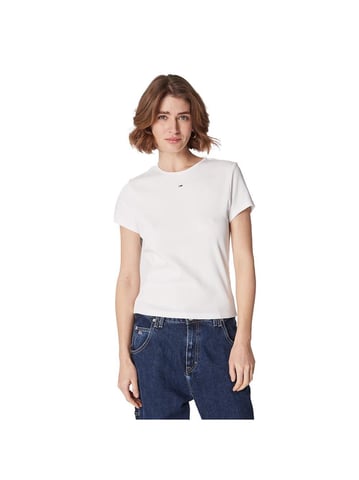 Camiseta Tommy Jeans Essential Cotelé para mujer