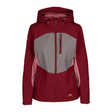 Trespass Womens/Ladies Eckwood Soft Shell Jacket (Dark Cherry)
