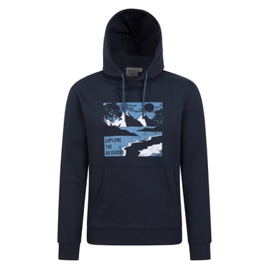 Mountain Warehouse Mens Explore The Outdoors Hoodie (Navy)