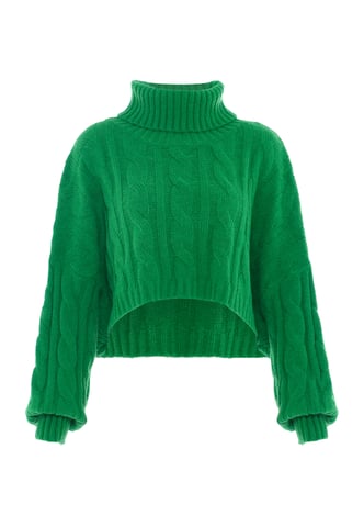 Mymo Turtleneck pullover women green