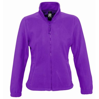 SOLS Womens/Ladies North Full Zip Fleece Jacket (Dark Purple)