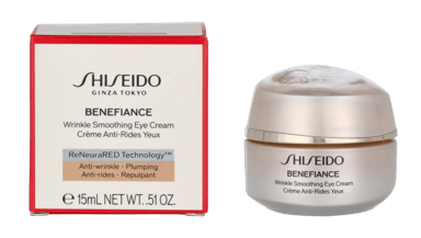 Crema para los Ojos Suavizante de Arrugas Benefiance de Shiseido 15 ml