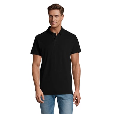 SOLS Mens Spring II Polo Shirt (Black)
