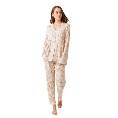 Pijama de Camisa Manga Larga JJBDP1000