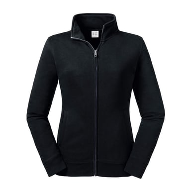 Russell Womens/Ladies Authentic Sweat Jacket (Black)