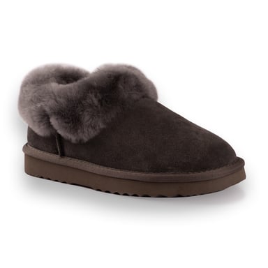Aus Wooli Australia Zapatillas tobilleras tradicionales unisex de lana de oveja Coogee