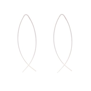 Pendientes Luxenter essential de plata de ley 925 con acabado en baño de rodio