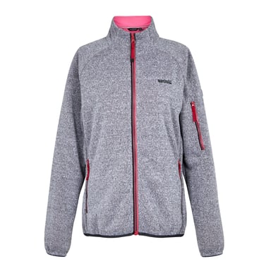 Regatta Womens/Ladies Ravenhill Full Zip Fleece Top (White/Flamingo Pink)