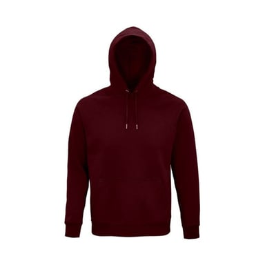 SOLS Unisex Adult Stellar Organic Hoodie (Burgundy)