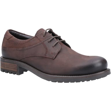 Cotswold Mens Brookthorpe Nubuck Derby Shoes (Brown)