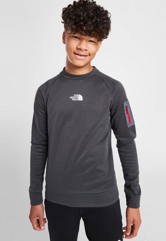 The North Face Mittellegi Junior Boys Crew Sweatshirt in Dark grey