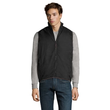 SOLS Unisex Adult Winner Reversible Body Warmer (Black)