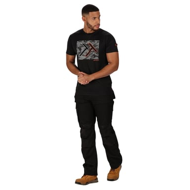 Regatta Mens Incursion Work Trousers (Black)
