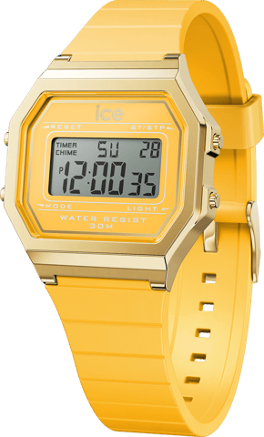 Ice Watch Ice Digit Retro - Light Pineapple Women's Yellow Watch 022053