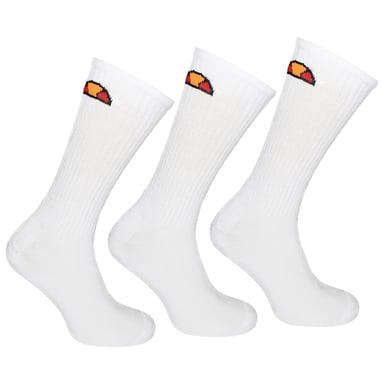 Ellesse 3-Pack Tisbi Mens White Long Socks