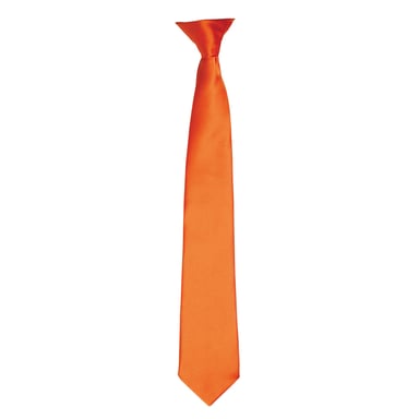 Premier Colours Mens Satin Clip Tie (Terracotta)
