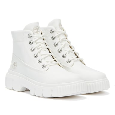 Timberland Greyfield Fabric Womens White Boots