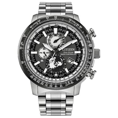 Citizen Promaster Geo Trekker Men's Silver Watch BY3006-53H