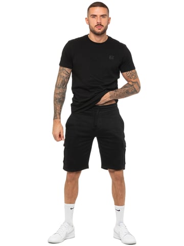 Enzo | Pantalones cortos cargo para hombre - Negro