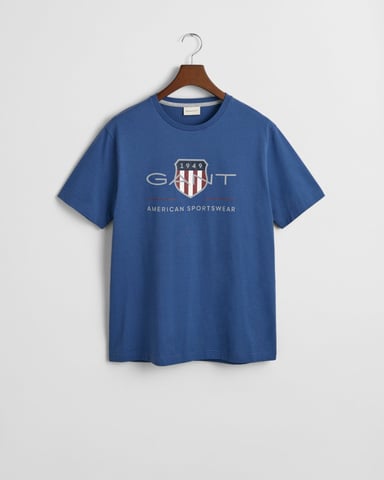 GANT Mens Regular Fit Short Sleeve Archive Shield T-Shirt