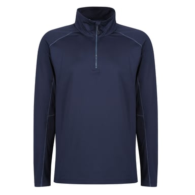 Regatta Mens Core Stretch Half Zip Midlayer (Navy)
