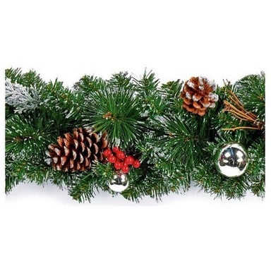 Premier Christmas Dressed Garland (Silver)