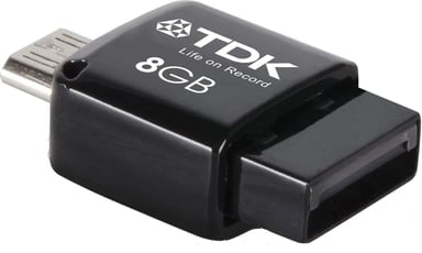 Aquarius Tdk 938472 - Memory 2 in 1 of 8 GB (mini USB to USB 2.0)