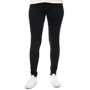 Women's Levis 710 Super Skinny Secluded Echo Jeans in Black