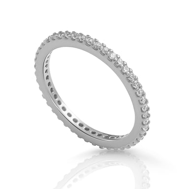 Orphelia 'Lily' Women's 925 Sterling Silver Ring - Silver ZR-7538