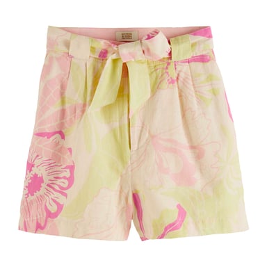 Shorts Casual Estampados De Tiro Alto De Scotch&Soda