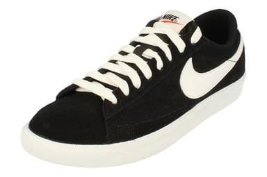 Nike Blazer Low Prm Vntg Suede Mens Black Trainers