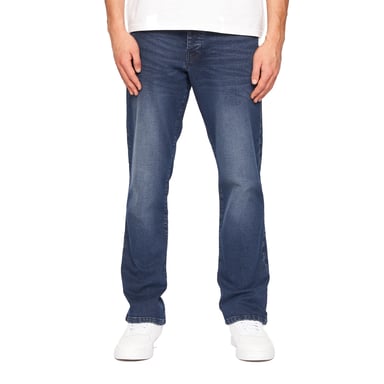 Crosshatch Mens Princed Denim Jeans (Dark Wash)