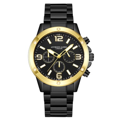 Reloj Anthony James Edición Limitada Grandoise Automático Negro Montado a Mano