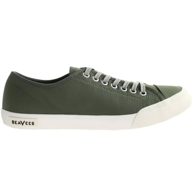 SeaVees Ejército emite zapatos de hombre de oliva verde militar de bajo nivel