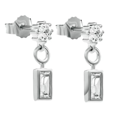 Orphelia 'Madelyn' Women's 925 Sterling Silver Drop Earrings - Silver ZO-7583
