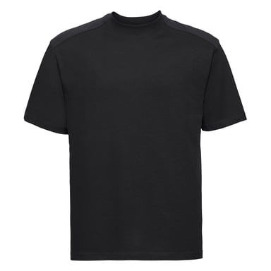 Russell Europe Mens Short Sleeve Cotton T-Shirt (Black)