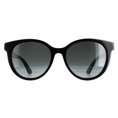 Gucci Round Ladies Negro con degradado verde y rojo-gris GG0702SK -gafas de sol