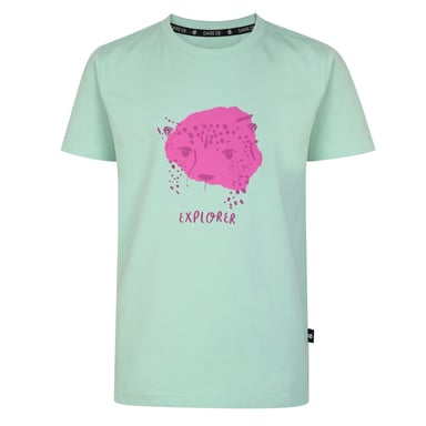 Dare 2B Childrens/Kids Trailblazer Leopard T-Shirt (Grayed Jade)