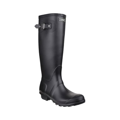 Cotswold Sandringham Buckle-Up Womens Wellington Boots (Black)