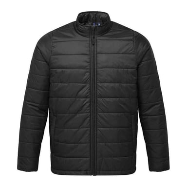 Premier Mens Recyclight Padded Jacket (Black)