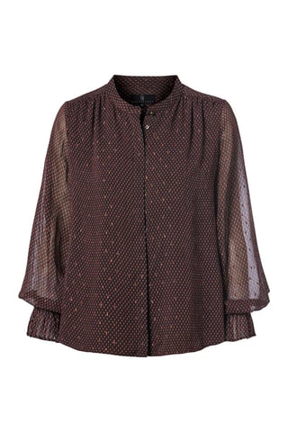 Jackson Print Blouse Brown