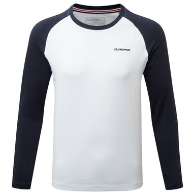 Craghoppers Childrens/Kids Abbott NosiBotanical T-Shirt (Dark Navy/Optic White)