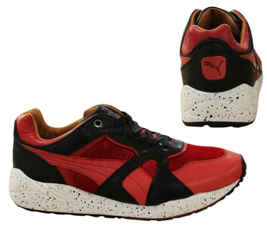 PUMA Trinómico XS500 X MIITALY Entrenadores para hombres Red Hecho en Italia 357262 04 M11