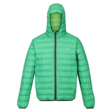 Regatta Mens Marizion Baffled Hooded Padded Jacket (Field Green/Jasmine Green)