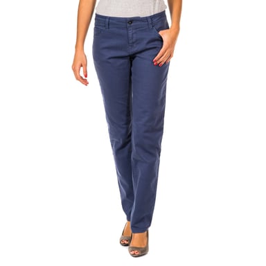 Pantalon largo impermeable bajos con corte recto 36691042 mujer