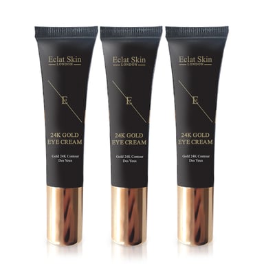 3x Crema Debajo de los Ojos Oro 24K