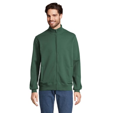 SOLS Unisex Adult Cooper Full Zip Jacket (Bottle Green)