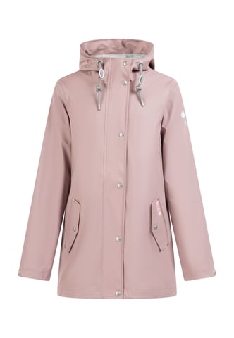 Mymo rain jacket women old pink