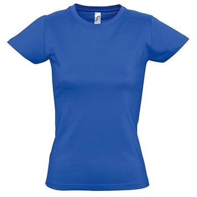 SOLS Womens/Ladies Imperial Heavy Short Sleeve T-Shirt (Royal Blue)