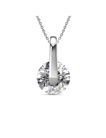 Colgantes con clase - Plata y cristal